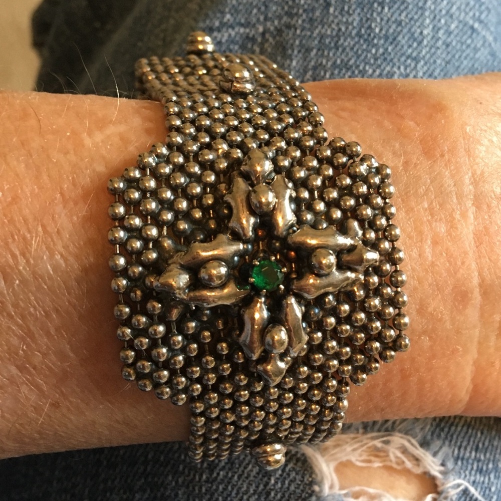 Sergio Gutierrez Liquid Metal Mesh Bracelet